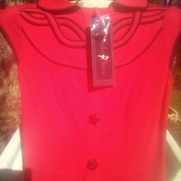 Red Voodoo Vixen Brand New Dress Tag On - Picture 2 of 2